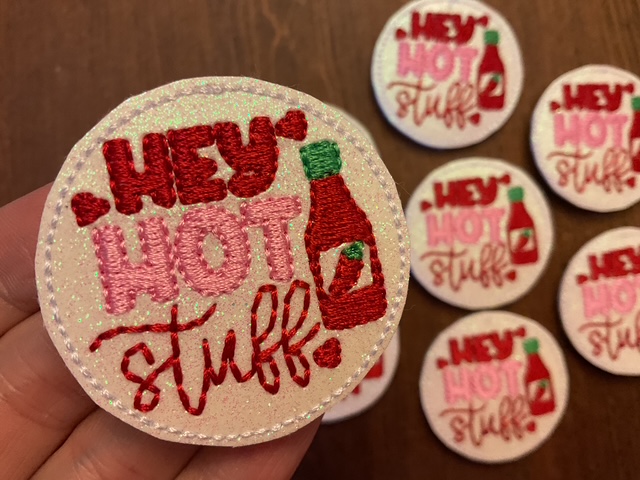 Hey Hot Stuff Hot Sauce Bopper Topper