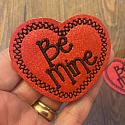 Be Mine Valentine Heart Bopper Topper