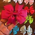 Pinwheel Bow Hair Clip